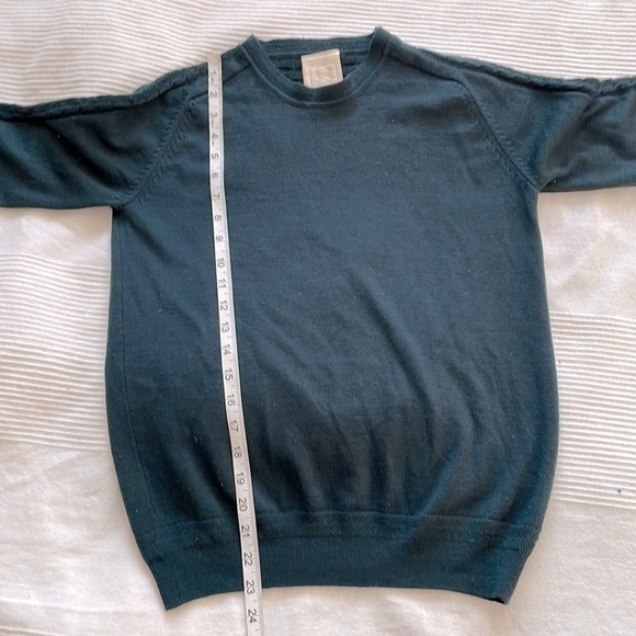 WOOYOUNGMI Deep Teal Wool Sweater SIze Small - Picture 6 of 11